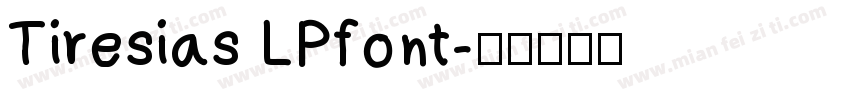 Tiresias LPfont字体转换